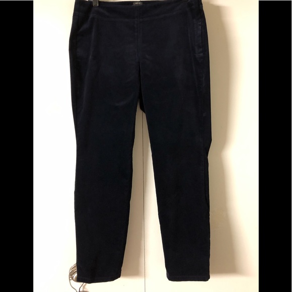 TALBOTS HERITAGE Velvet Pants Dark Navy Blue 12 WP - Picture 14 of 14